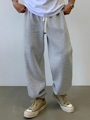 Image of dockstreet Men's Alley Cool Backdoor Series Men's Casual Sweatpants Baggy Jogger Pants ||Drawstring Joggers || 100% Pure Cotton || Breathable Airy for All Seasons