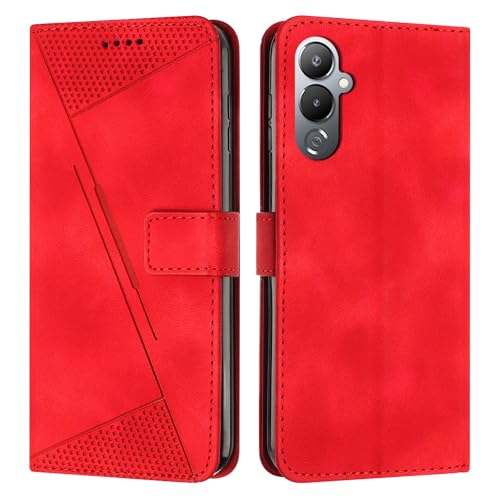 Étui Tecno Pova 4 rouge protection intégrale clapet fente carte
