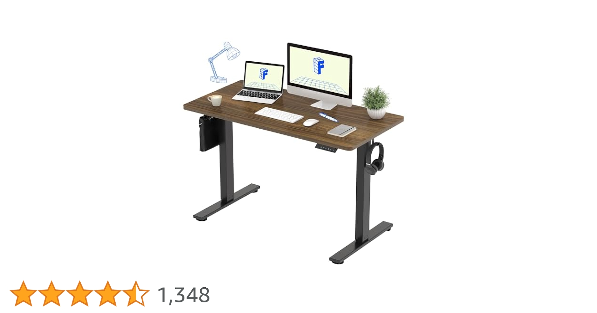 Amazon | FLEXISPOT 電動式スタンディングデスク(幅120×奥行60