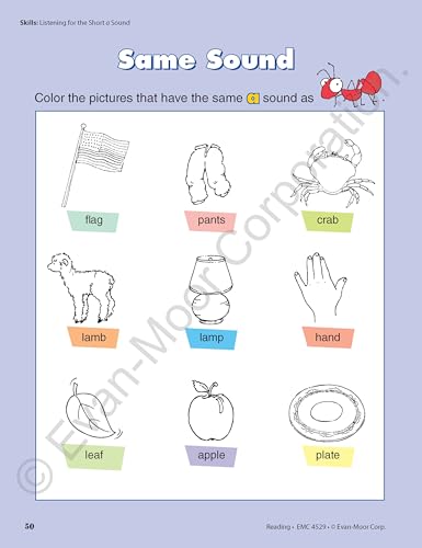 Evan Moor Educational Publishers Skill Sharpeners Reading Grade 1