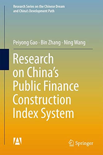 Buy Research on China’s Public Finance Construction Index System — BookShops.in