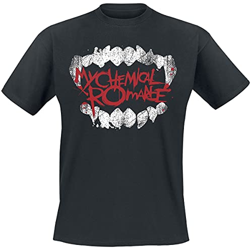 My Chemical Romance Fangs Uomo T-Shirt Nero XXL