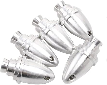 5pcs 5.0mm RC Aluminum Bullet Propeller Adapter Holder for Brushless Motor Prop