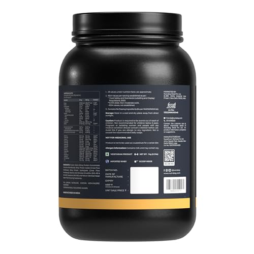 Image of Nutrabay Gold Tri Blend Whey Protein Powder - 1kg, Kesar Badam Pista | 25g Protein, 5.5g BCAA | Concentrate, Isolate, Hydrolyzed Protein | Muscle Growth & Recovery | Gym Supplement for Men & Women