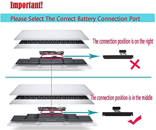 WISTAR A1494 A1398 Battery for MacBook Pro 15 Inch Retina Late 2013 Mid 2014 Early 2015 High Capacity, Black - Image 3