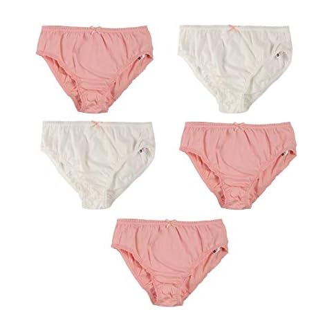 Girls BHS 5 Pack 100% Pure Cotton Briefs 2-12 Years Knickers Underwear Pink Cover