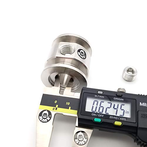 Image of Adaptive Tee Shape Fitting for KF SO-KF NW QF Flange to FNPT Center Port (KF25 x 1 /4 inch FNPT)