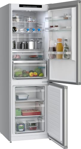 Siemens iQ300 freistehende Kühl-Gefrierkombination 186 x 60 cm KG36NVIAG