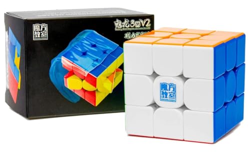 Image of HAWKISTER MoYu Meilong 3M V2 UV Coated Magnetic Stickerless 3X3 Speed Cube