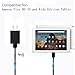 Fast Charger Fit for Fire HD10 Tablet with 5Ft Type-C Micro USB Cable for Charging All-New Fire HD 10 and Fire HD 10 Plus,Kids Pro,Kids Edition