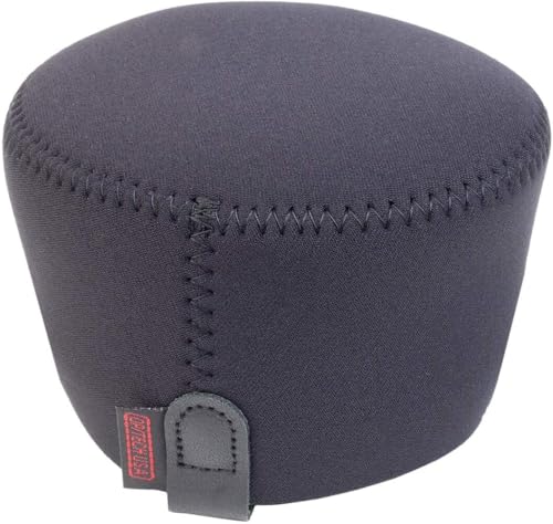 OP/Tech USA Hood Hat – Universal Lens Cap for DSLR & Digital Cameras | Neoprene Camera Lens Hood, Soft Cap for Camera Lens & Protection - Large (Black) - Made in USA