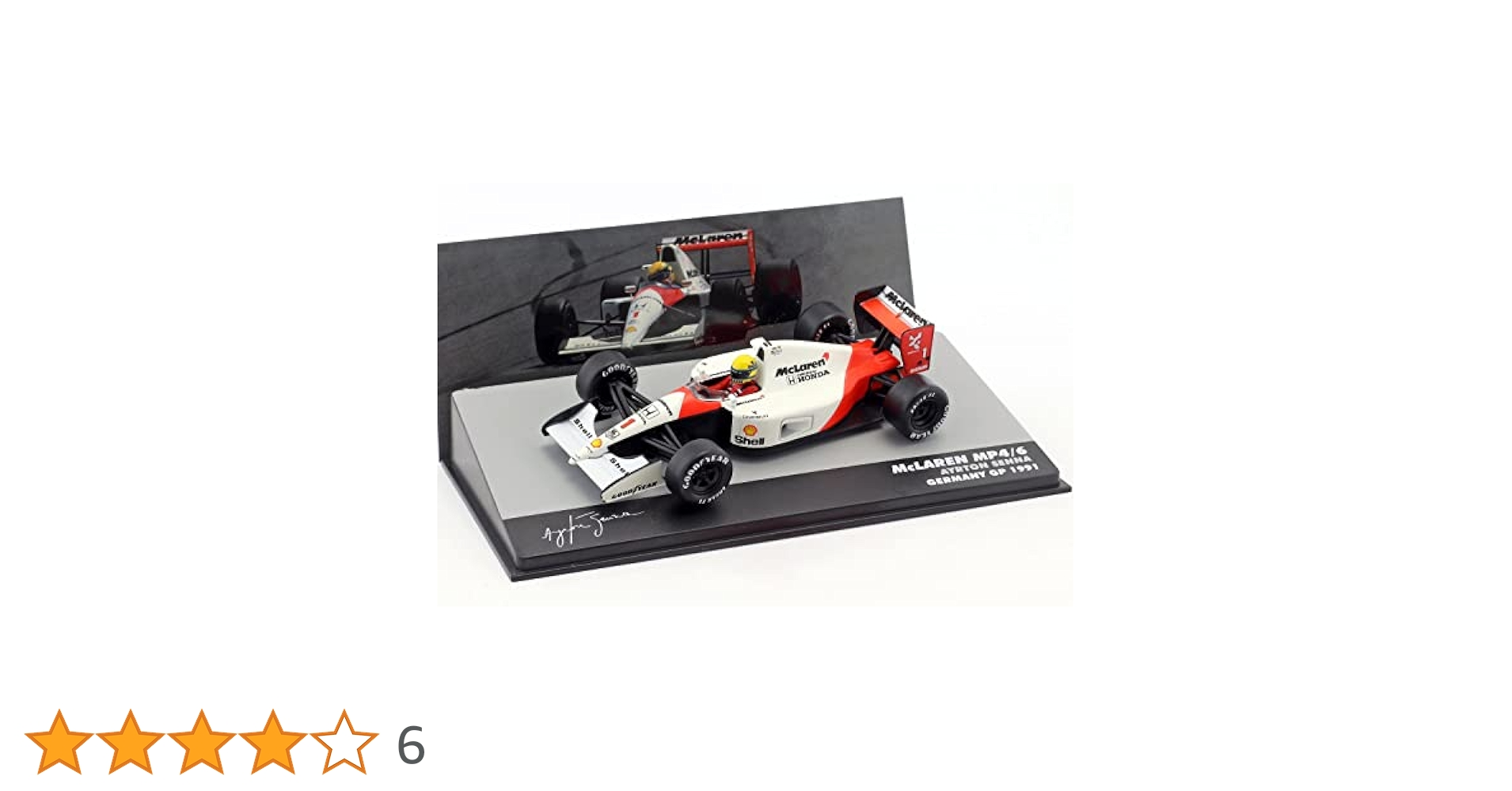 レア　FORMULA43 1/43 マクラーレン mp4/6 セナ Amazon | 1/43 マクラーレン ホンダ F1 MP4/6 1991 ドイツGP