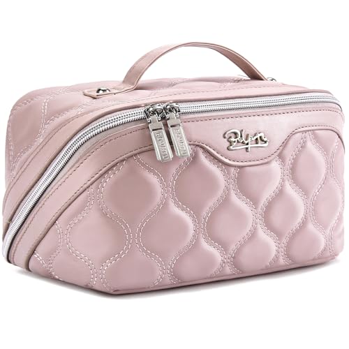 BOYATU Travel Makeup Bag Cosmetic Bags for Women: 3-Piece Makeup Bag Set