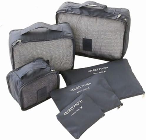 6pcs Waterproof Travel Storage Bag Organizers Oxford Fabric image 5