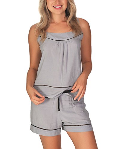 Josie by Natori Women's Woven Chic Inseam Short Pajama