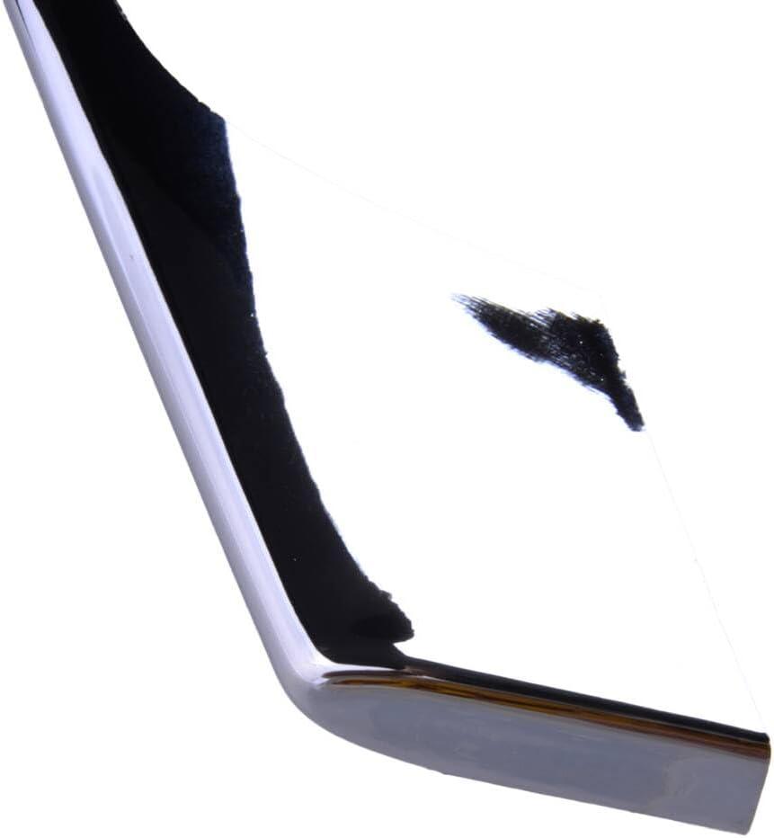 beler Front Right Lower Bumper Chrome Fog Light Molding Strip Trim 1049612-00-F Fit for Tesla Model X 2016-2021
