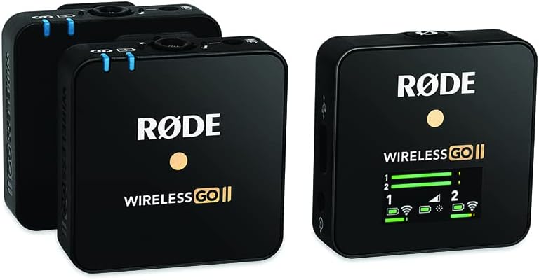 Rode Wireless GO II Dual Channel Wireless Microphone System : Musical Instruments