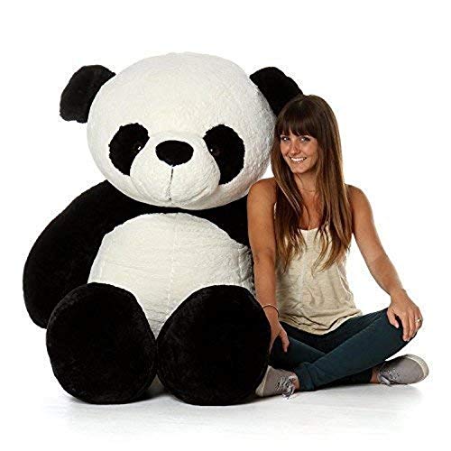 Image of Giant Plush Teddy Bear 48 Inch Stuffed Animal Toy Teddy Bear - Soft Toy for Valentine's Day, Birthdays, Anniversaries for Kids, Girls, & Loved Ones Soft Panda Bear 121cm