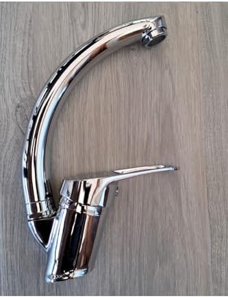 Depolife Lavabo Bataryası Su Tasarruflu Sıcak Soğuk Aç Kapa Musluk Çeşme 360 Derece Döner Kafa Pirinç - Görsel 6