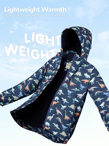 Image of PAMLULU Boys Winter Coats Waterproof Breathable Snowboarding Ski Jackets Fleece Lined Hooded Rain Coat for Kids