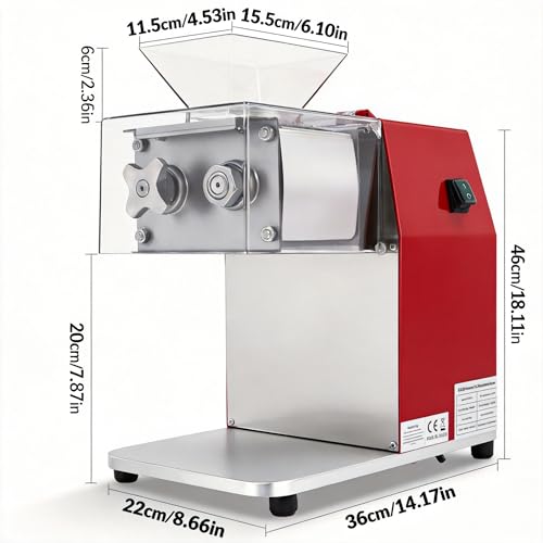 Cortadora de Carne Eléctrica 1100W Acero Inoxidable miniatura 2
