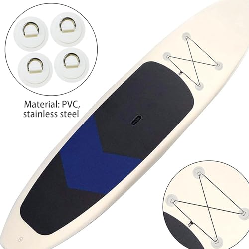Patch en D pour bateau gonflable et accessoires de kayak en PVC rigide