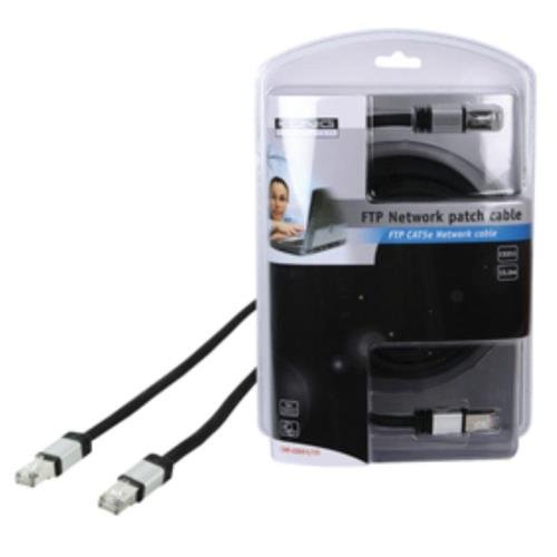 König CMP-CE051/15 FTP Network Cat5e Patch Kabel 15m Schwarz