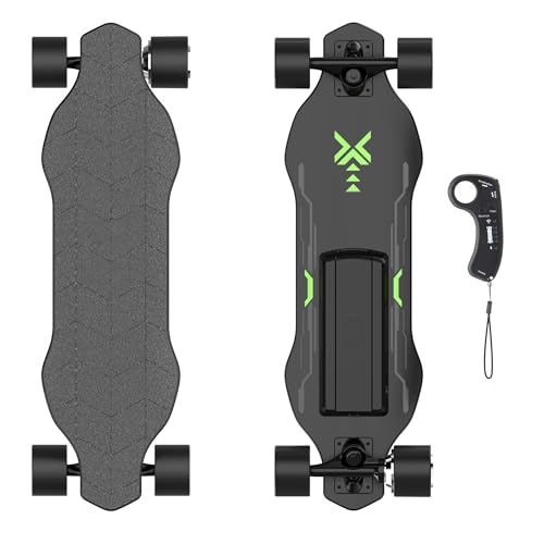 Escoone Electric Skateboard with Remote, 450W Motor, Top Speed Up to 12 MPH & 10...