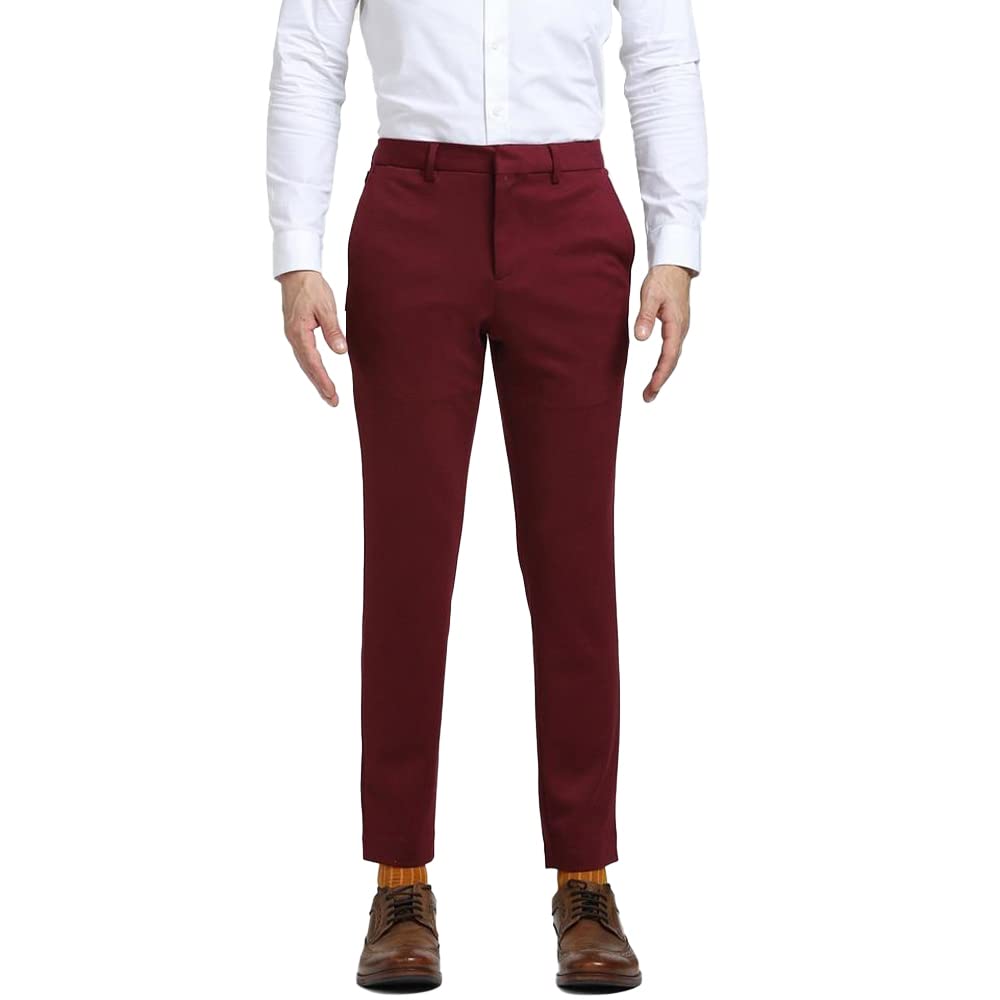 Jack & Jones Men's Slim Fit Mid Rise Pants in neutral