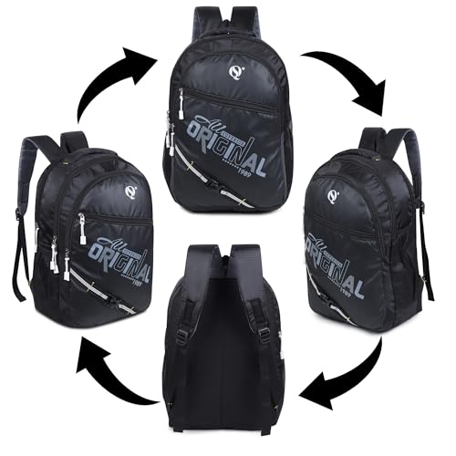 Image of Original Stylish 10L Lightweight Laptop Backpack for Office, College & Travel - Water-Resistant School Bag with Adjustable Shoulder Straps, Breathable Mesh Back Panel, Front Utility Pocket