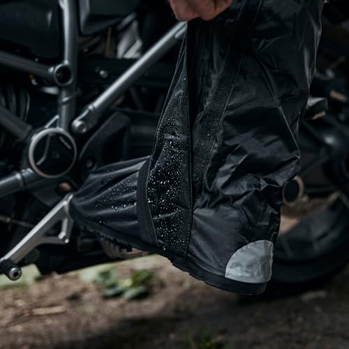 Rebelhorn Thunder Copertura Antipioggia Impermeabile Per Stivali Da Moto | Suola Antiscivolo | Fasce Elastiche | Elementi Riflettenti - 5