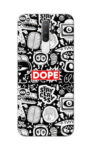 Image of Printed Hard Back Cover Case for Oppo A5 2020 | Oppo A9 2020 Back Cover (Mixed Cartoons) -1111