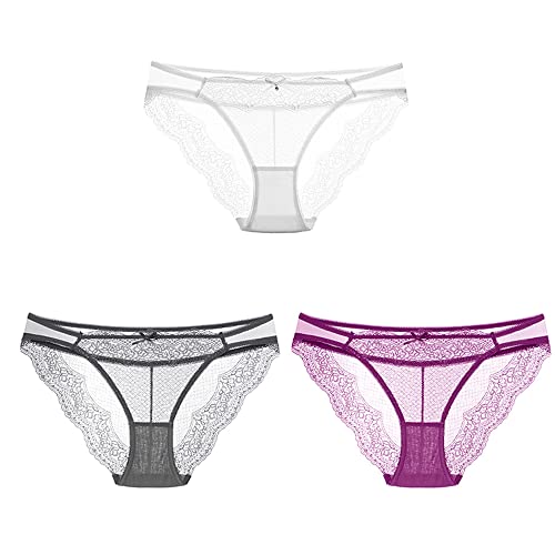 Culotte de bikini en dentelle WENJUN taille basse couleur K en taille M