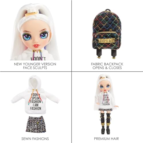 Muñeca Rainbow High Jr High Amaya Raine Posable 9 Pulg miniatura 5