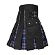 Schottenrock Kameimei Schottischer Kilt für Herren im karierten Design