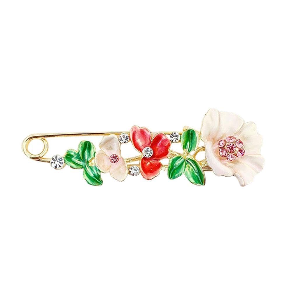 Flower Enamel Pins,Tulip Flower Brooch Pin,Cute Flowers Lapel Badges,Floral Cute Pins, For Backpacks Pins Brooches Aesthetic