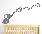 Elephant Bubbles Wall Decal Nursery Decor