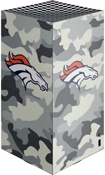 Skinit Decal Gaming Skin Compatible with Xbox Series X Digital Edition Console - Officially Licensed NFL Denver Broncos Camo Design