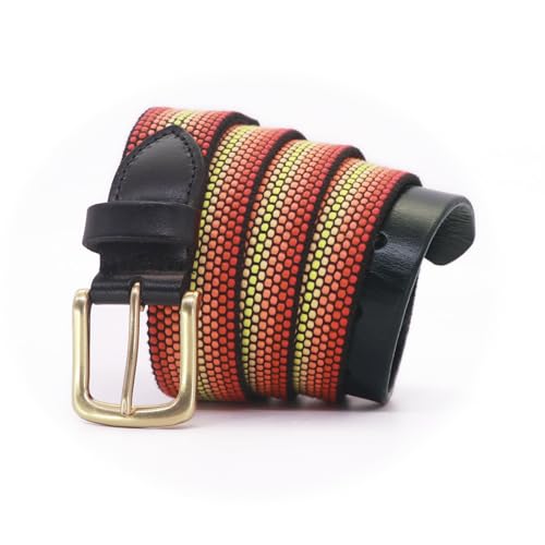 Mens Colorful Web Belt - Adjustable Golf Belt Gifts For Men & Women 1.25