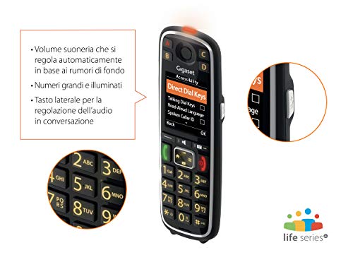 Gigaset E720 Téléphone analogdect Identification de 'appelant - vue 4