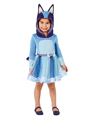 Image of Spirit Halloween Bluey Toddler Girls Costume | Officially Licensed | Theatrical Halloween Outfit