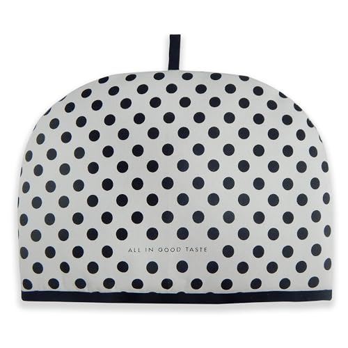 Tiny Break Large Tea Cozy for Teapot - Thick Polyester Wadding Tea Pot Cover - Teapot Koozie - Polka Dot All in Good Taste
