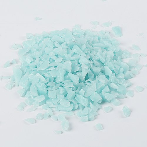 Shiny Stone Kies für Aquarien, leuchtet im Dunkeln, dekorative Kiessteine, Aquarium-Kies, für Haus und Feengarten, 305 g (Aqua, 5-8 mm) Cover