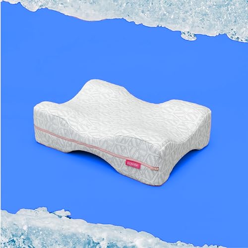 Pillow Cube Ice Knee Cube - Cooling Knee Pillow for Side Sleepers, Hip Pain Relief, Between Leg Pillow, Thigh Pillow, Leg Support - 12"x18"x5"