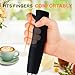 YUSWKO Black Handheld Milk Frother Wand for Coffee, Rechargeable Electric Whisk with 3 Heads 3 Speeds Drink Mixer Coffee Frother For Latte, Cappuccino, Hot Chocolate, Egg