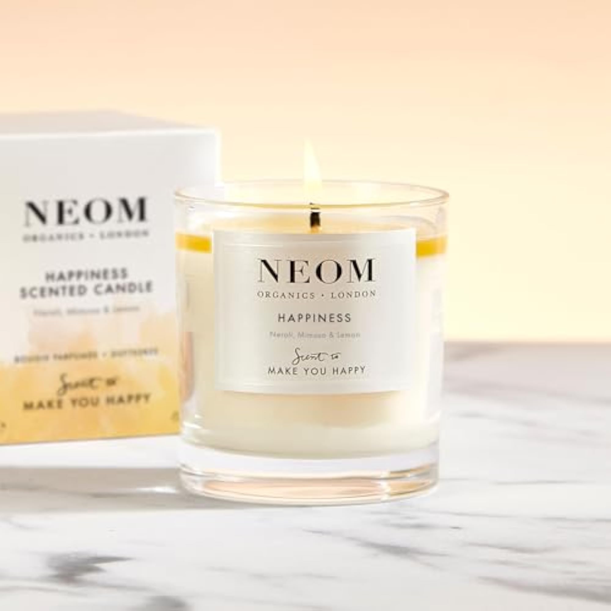 Happiness Scented Candle with Neroli, Mimosa & Lemon