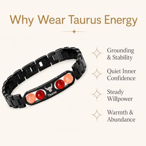 Image of Gratify Birth Crystal Metal Rashi Bracelet for Men & Women | Natural Gemstone Bracelet | Adjustable Spiritual Crystal Bracelet | Includes Authenticity Certificate | Gift for Astrology Lovers