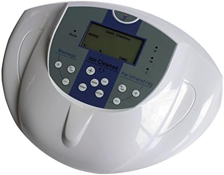Detox Machine B01 Detox Foot Spa Ionic Foot Massage Ion Cleanse Ionic Foot Care Tool with Infrared Belt and TENS Pads Aluminum Case by DHL