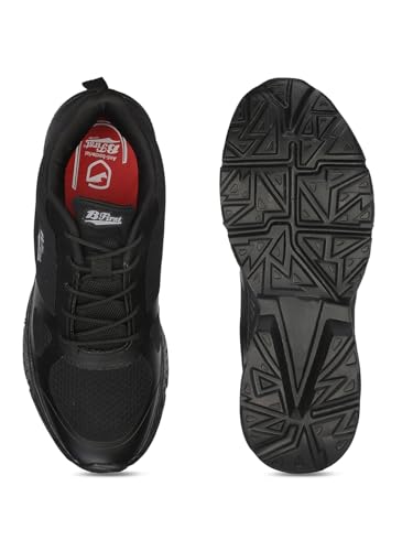 Image of BATA Mens Hustle Black Shoe