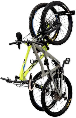 StoreYourBoard Bike Storage Rack, BLAT 2 Bikes Racks, Wall Mounted Storage Hooks, Heavy-Duty Solid Metal, up to 100 lbs